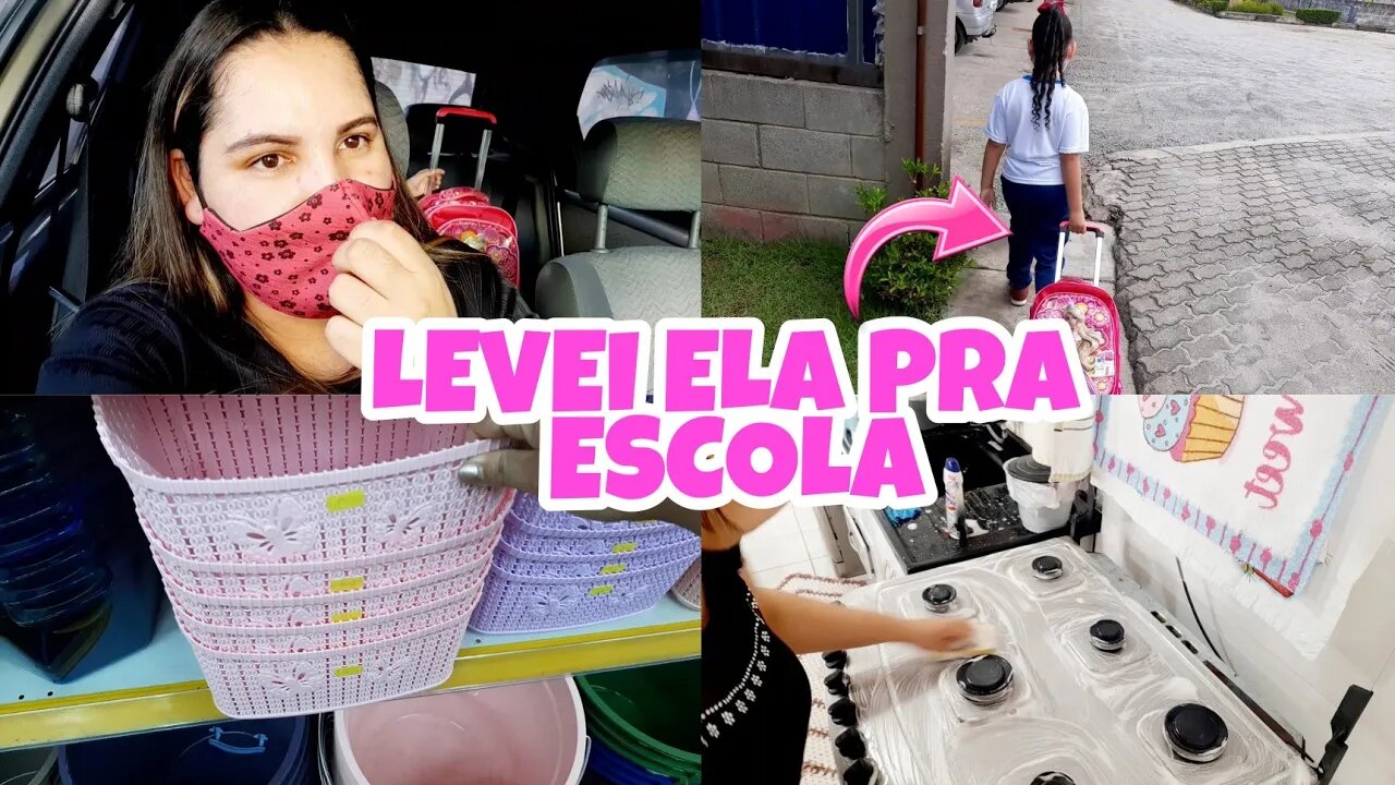 Vlog Do dia a dia/Passei muita roupa😰/levei minha filha na escola