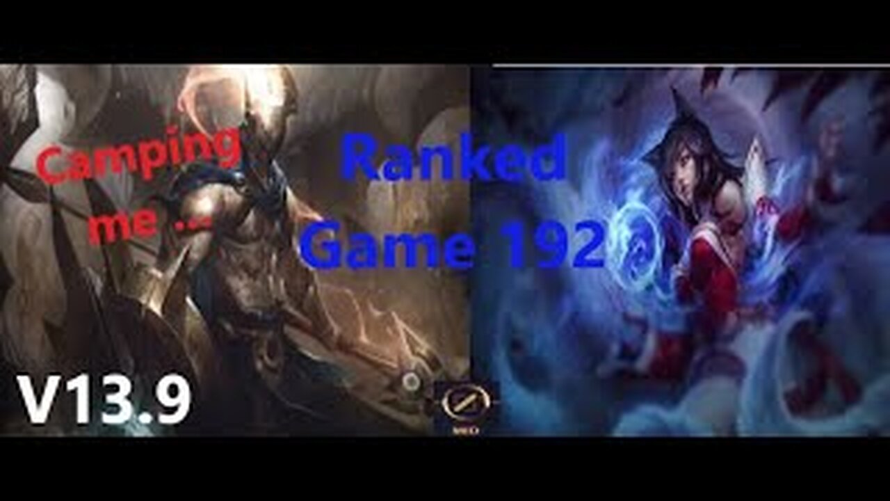 Ranked Game 192 Pantheon Vs Ahri Mid League Of Legends V13.9