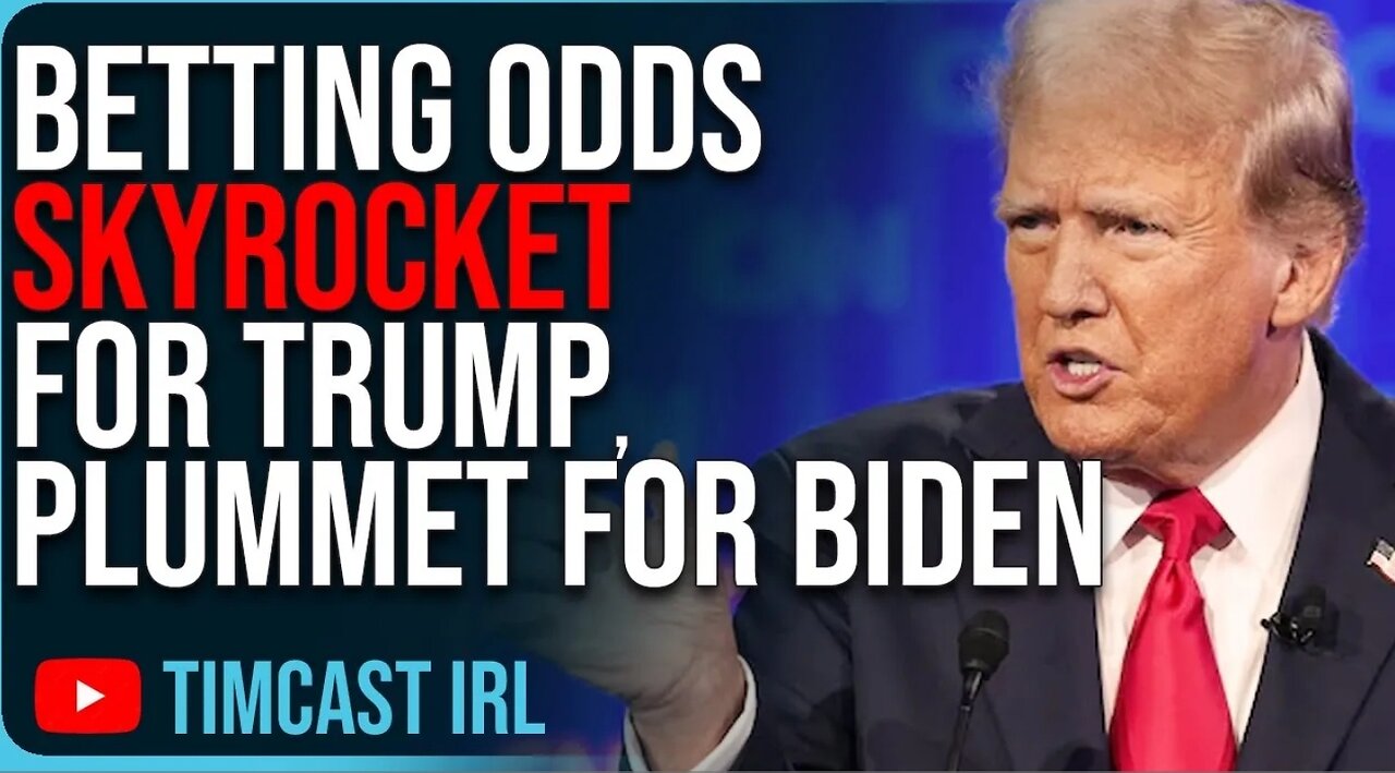 Betting Odds SKYROCKET For Trump PLUMMET For Biden After Debate