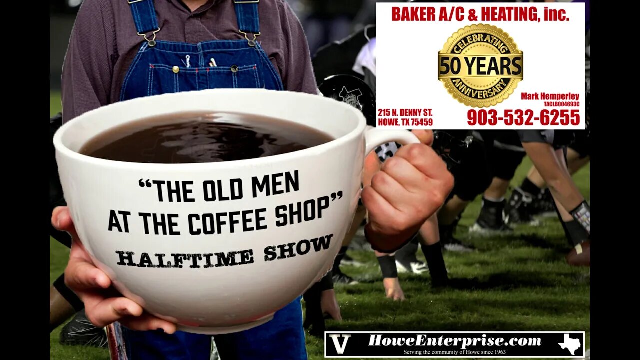 Baker AC & Heating's Old Men at the Coffee Shop Halftime Show promo