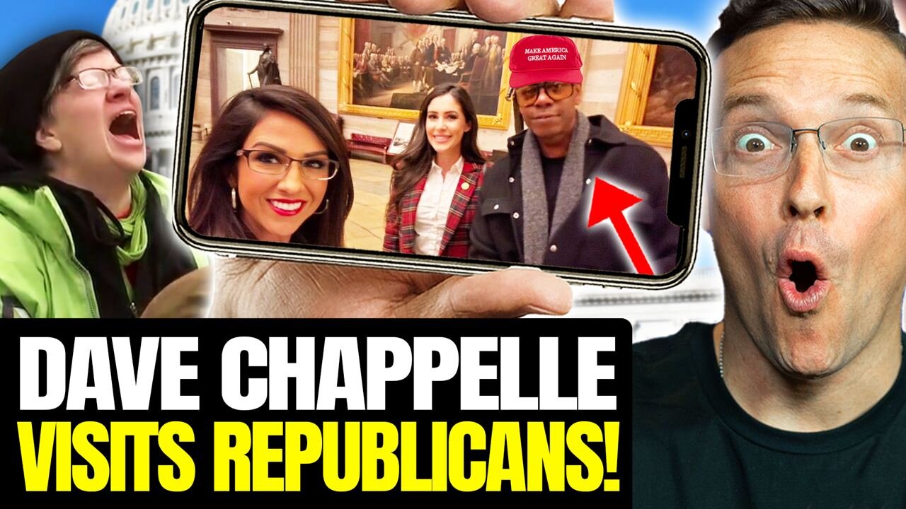 Dave Chappelle Visits REPUBLICANS on Capitol Hill | DEMOCRATS are MELTING DOWN 🤯🤣