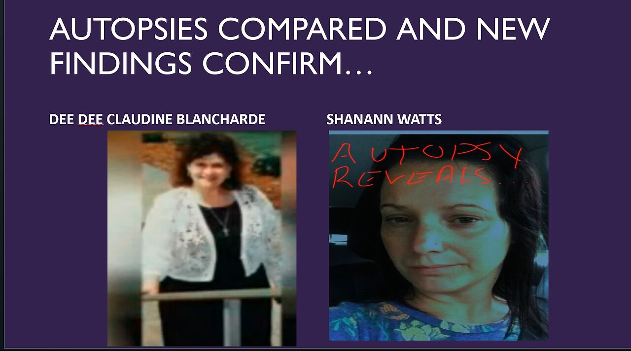 New! Shanann Watts Autopsy Findings Compared to Dee Dee Blancharde