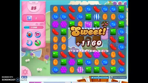 Candy Crush Level 920 Audio Talkthrough, 3 Stars 0 Boosters