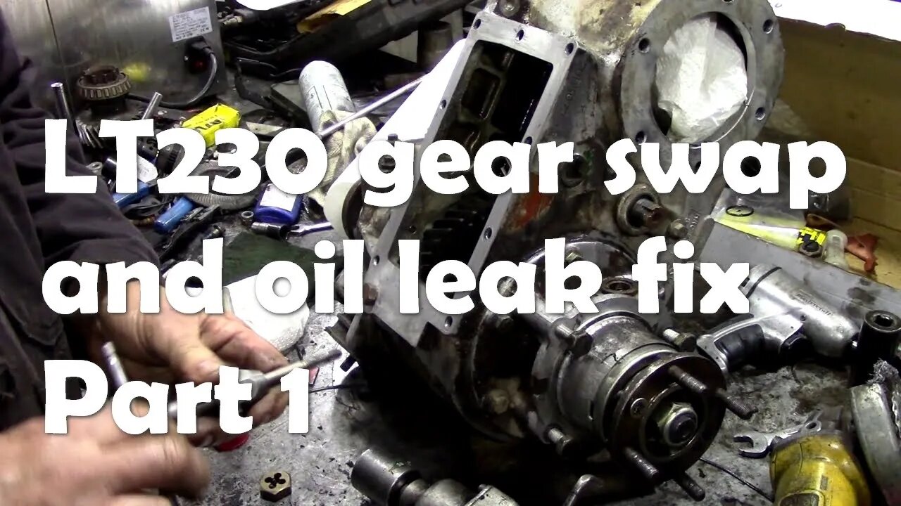 LT230. Changing the mainshaft gear and re sealing. Part 1