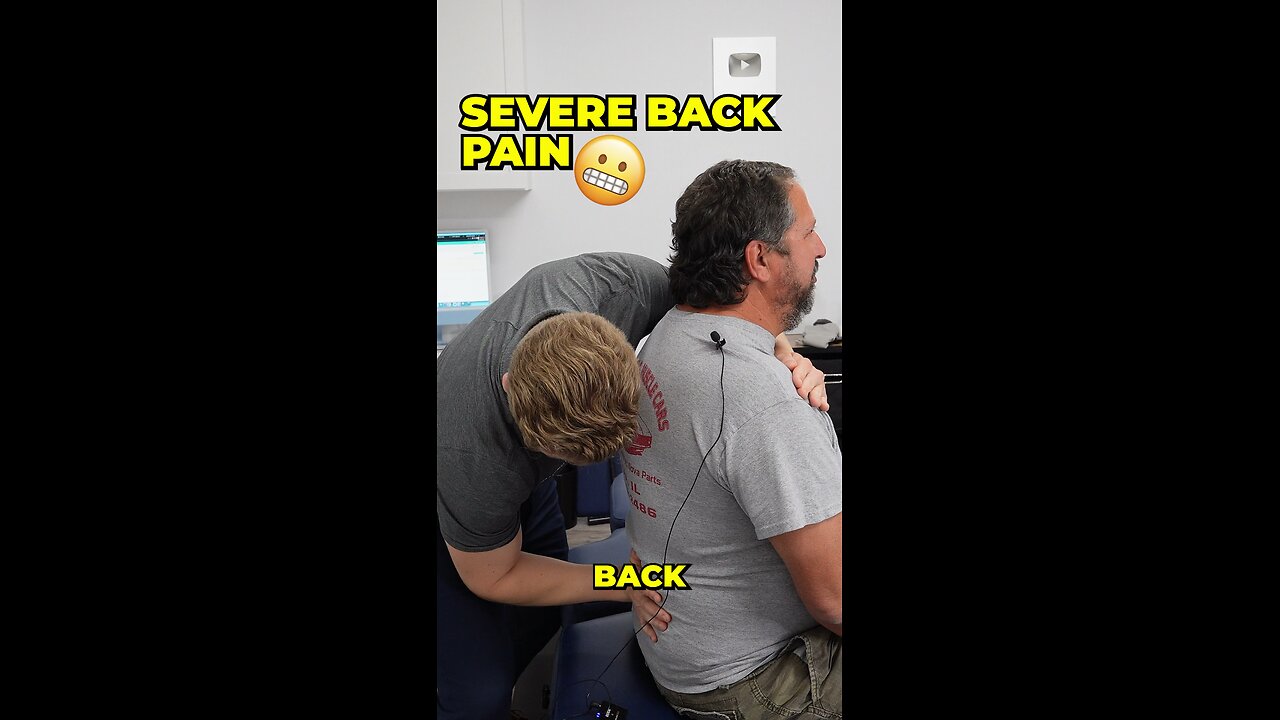 They Told Him He Had The Back Of A 70 Year Old! #chiropractor #backpain #headaches #neckpain