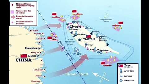 BREAKING NEWS: Taiwan Encircled by Chinese Military