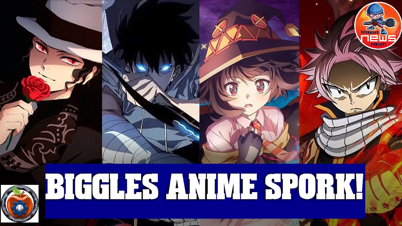 Biggles Anime Spork! Failure Frame, Tower of God, Bye Bye, Earth, Helck, Chained Soldier & more!