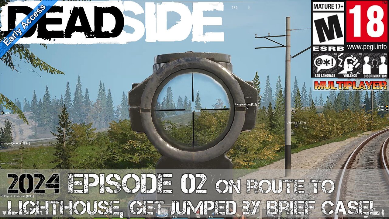 Deadside (2024 Episode 02) On route to Lighthouse, get jumped by Brief Case!