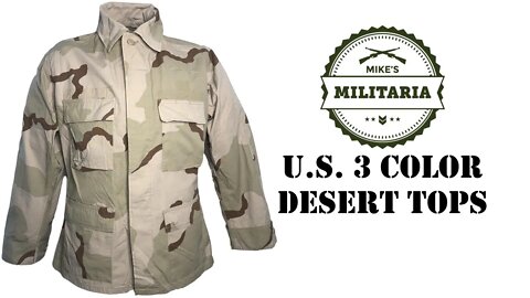 3 Color DCU Tops ON SALE at Mike's Militaria!