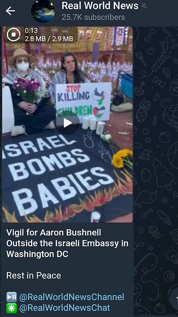 News Shorts: Vigil for Aaron Bushnell