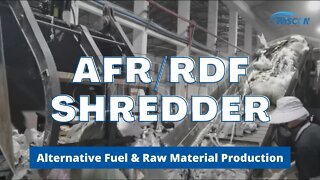 AFR Shredder - Alternative Fuels & Raw Material (AFR) Production