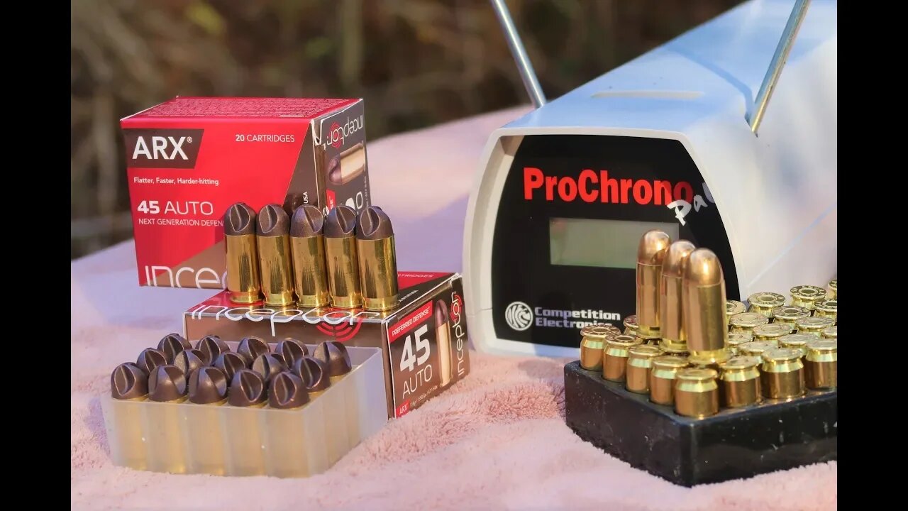 Inceptor ARX 45acp CHRONO - SO FAST!!!!
