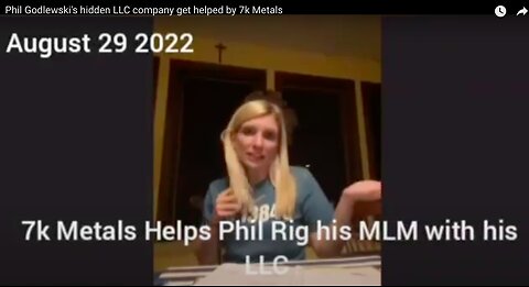Phil Godlewski's hidden LLC company get helped by 7k Metals