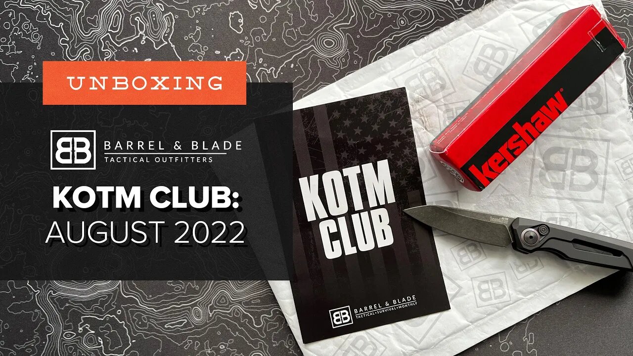 Unboxing the NEW Knife of the Month (KOTM) Club from Barrel & Blade - August 2022