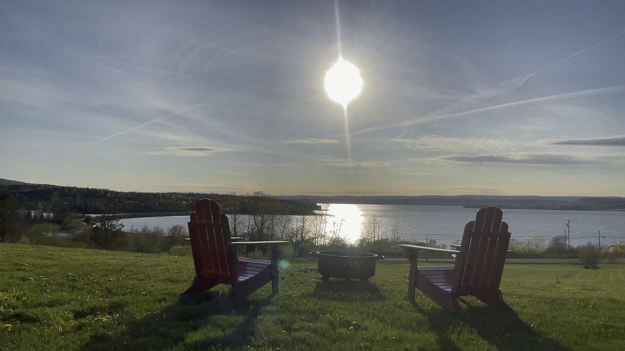 A Bras d’Or Lakes Sunset in Cape Breton Island