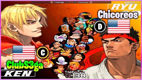 Street Fighter III 3rd Strike (ClubS3ga Vs. Chicoreos) [U.S.A Vs. U.S.A]