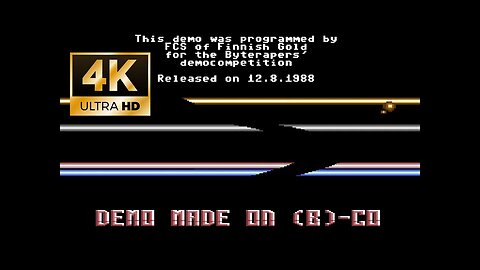 C64 Demo - FIG Again [1988] by Finnish Gold