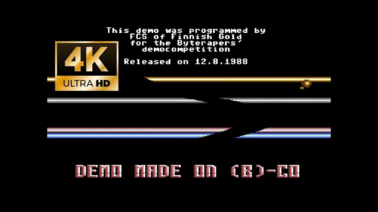 C64 Demo - FIG Again [1988] by Finnish Gold