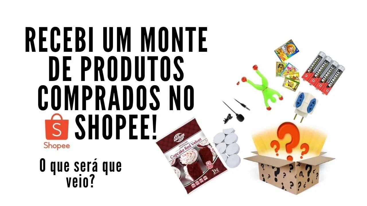 Mega Unboxing Shopee! Jogo do Mico, Cubo Tomada, Velas Rechaud, Cupcake Red Velvet e muito mais!