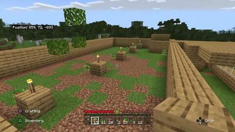 Minecraft New Beginnings Part 5-Started A Farm