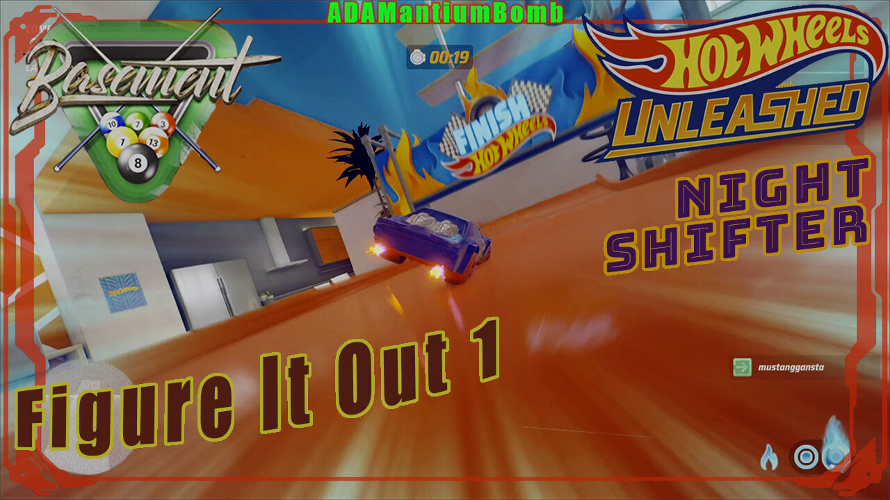 Hot Wheels Unleashed: Figure It Out 1 - BASEMENT - Night Shifter 2021, LEGENDARY, Online Multiplayer