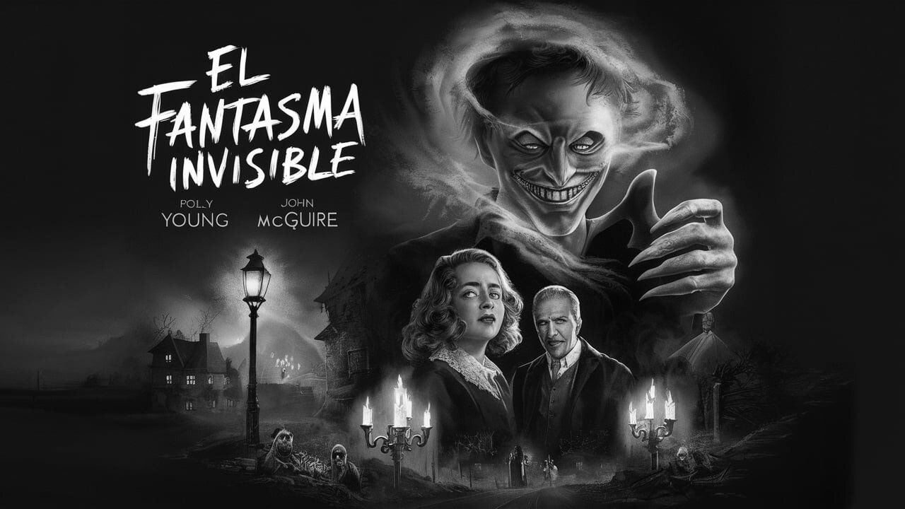 EL FANTASMA INVISIBLE (1941) Bela Lugosi, Polly Ann Young y John McGuire | Terror | Blanco y negro