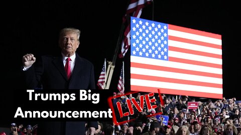 Trumps Big Announcement Live Coverage