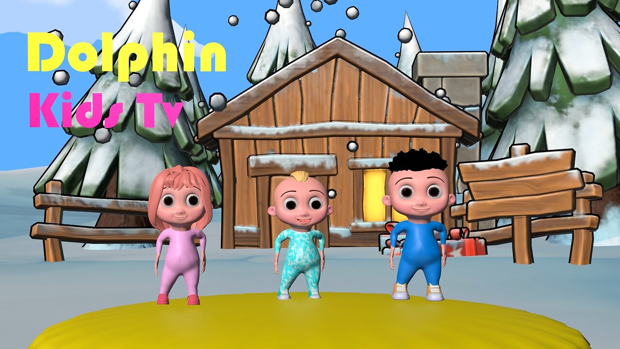 Christmas Time Dance | Dance Party | Nursery Rhymes & Kids Songs | Dolphin Kids Tv