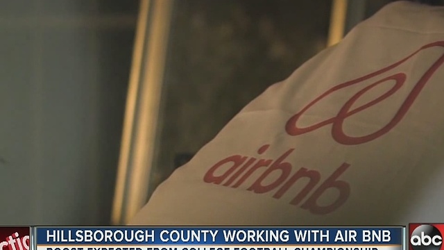 Hillsborough officials look to secure agreement with Airbnb ahead of College football championship