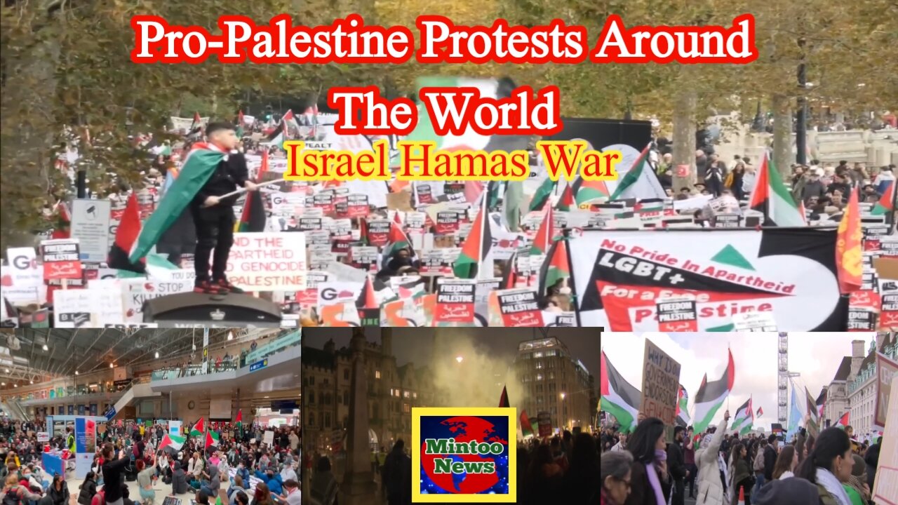 Israel Hamas war Thousands take part in Pro-Palestine protest calling for cease fire
