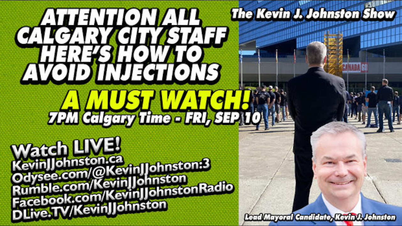 The Kevin J. Joonston Show How To Avoid The Jab