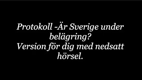 protokoll (version för dig med nedsatt hörsel)