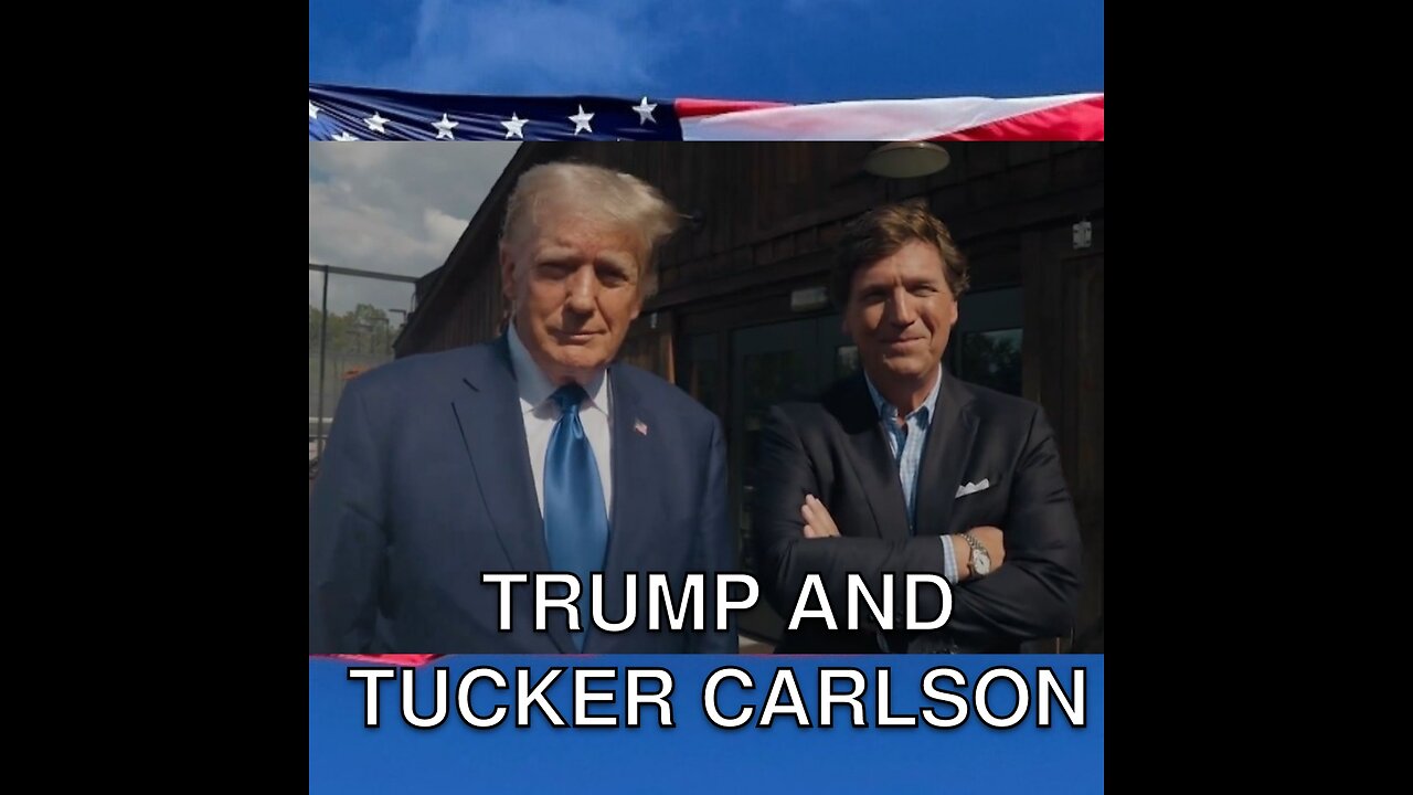 Trump Tucker interview 08-23-23 on Twitter X