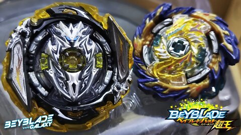 INFINITE ACHILLES .Dm' 1B (Defesa) vs MIRAGE FAFNIR .Nt 2A - Beyblade Burst ベイブレードバースト