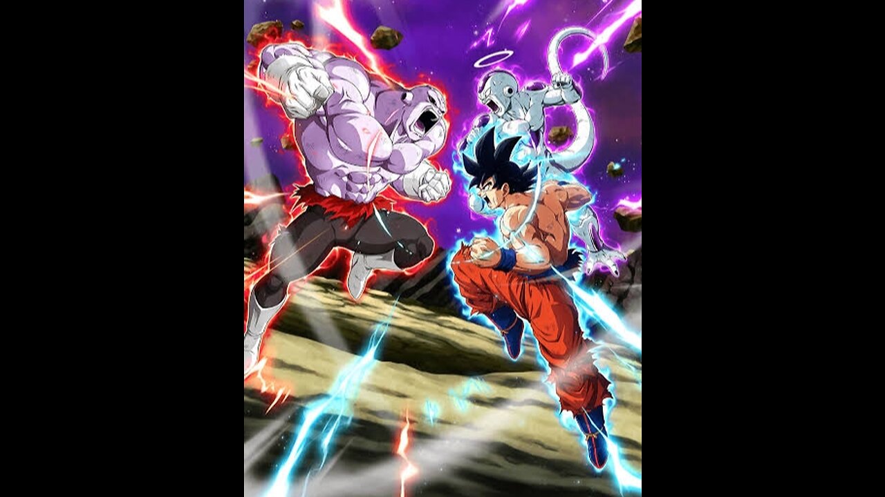 DBS Goku and Frieza vs Jiren (English Dub with original Japanese music)