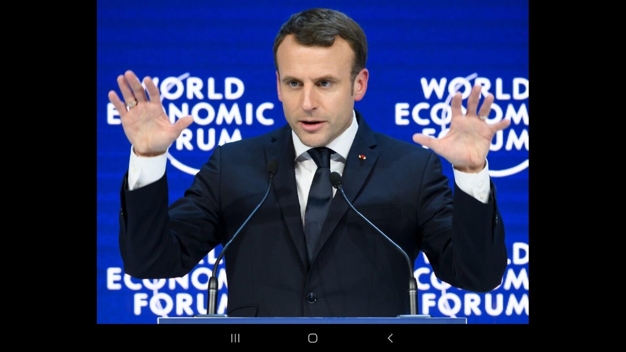 MACRON OPENLY CALLS FOR A NEW WORLD ORDER
