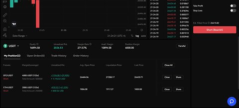 🔥LIVE 125x WHILE BITCOIN and ETH DUMP BING X. Learn the New Paradigm in Leverage trading at 125x