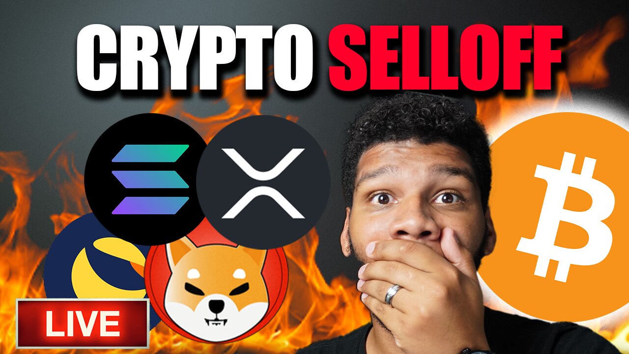 WHAT THE HECK HAPPENED!!! FLASH CRYPTO SELLOFF!!! #LUNC, #CRO, #XRP, BITCOIN CRASHING