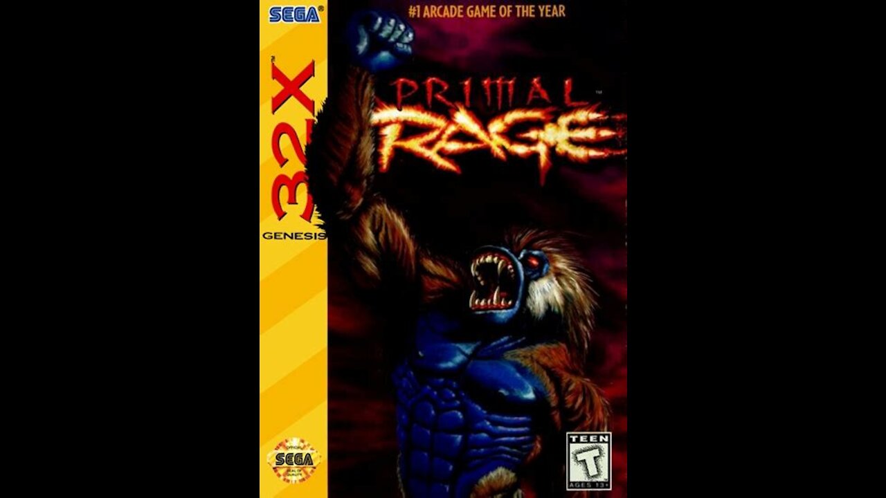 Primal rage Sega Mega Drive Genesis 32x Review