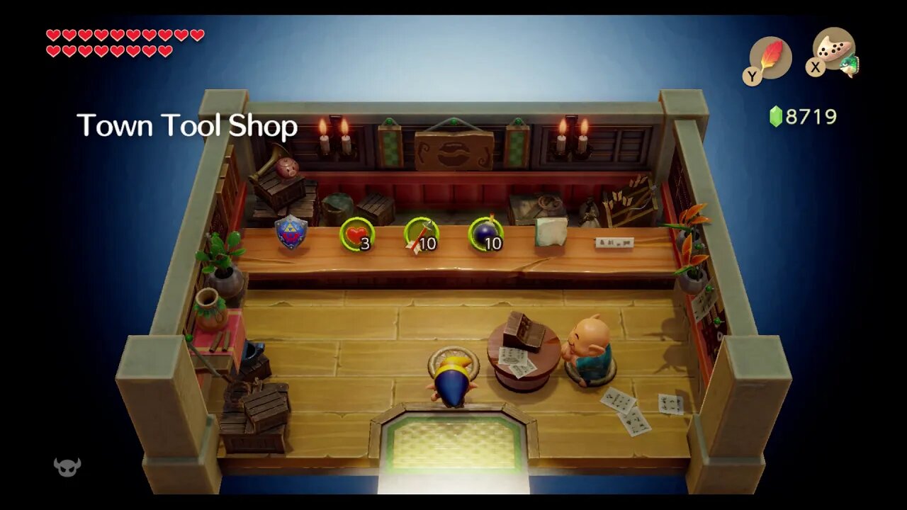 The Legend of Zelda: Link's Awakening (Switch) - Hero Mode 100% - Part 19: Buying Out The Village
