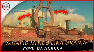 Immortals Fenyx Rising, Como concluir o desafio mítico Lira grande no Covil da Guerra | Super Dica