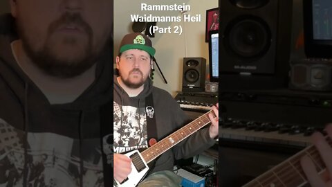 Rammstein - Waidmanns Heil Guitar Cover (Part 2)