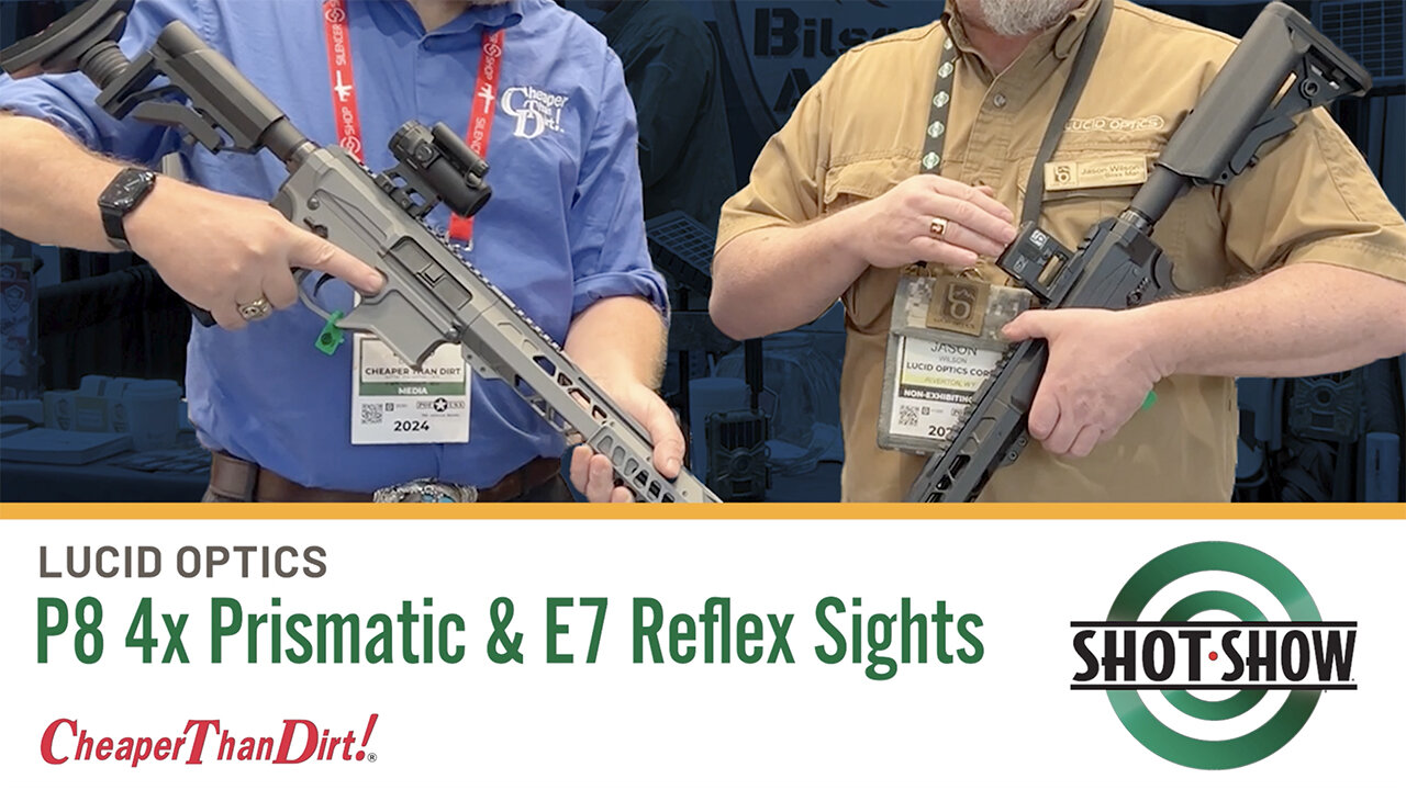 Lucid Optics P8 4x Prismatic Optic & E7 Reflex Sights | SHOT Show 2024