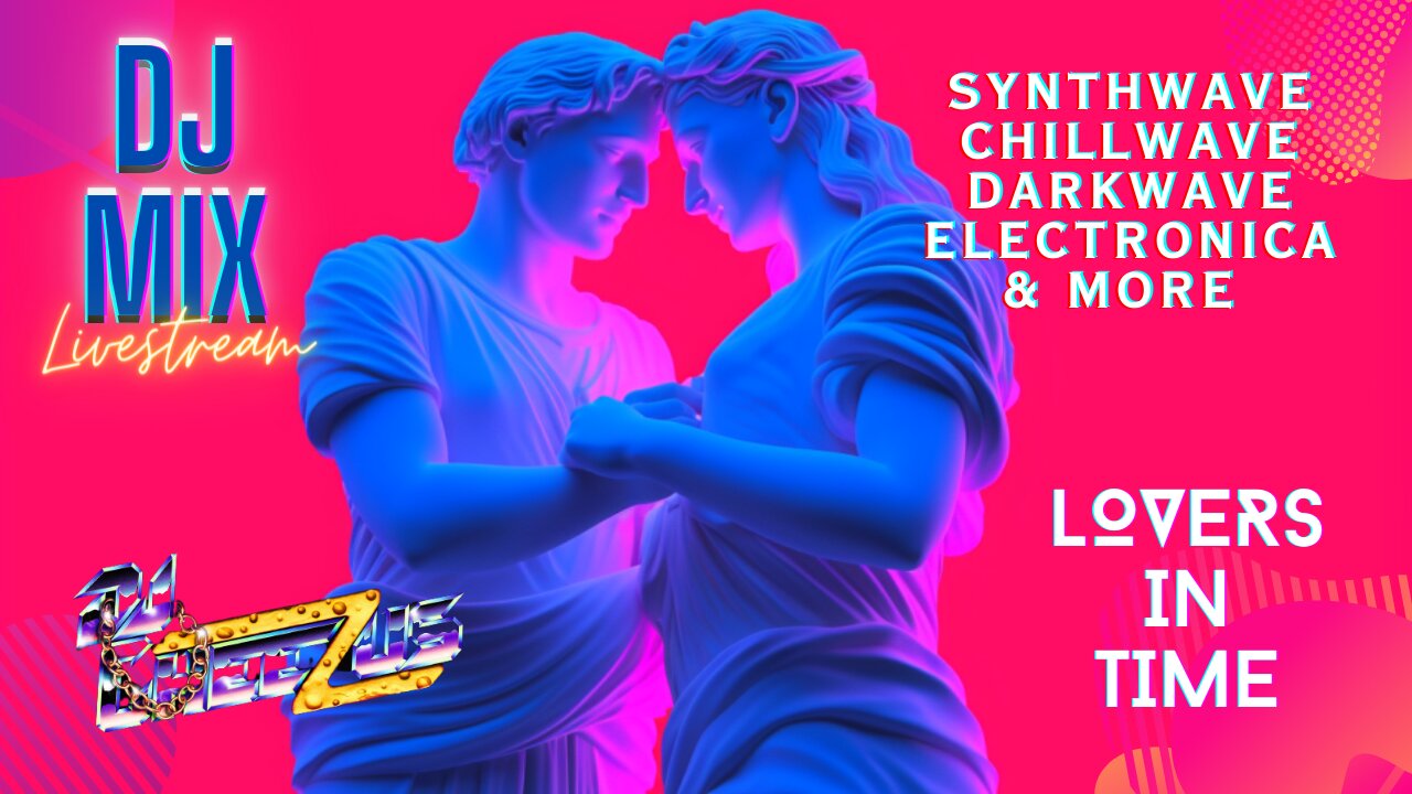 Synthwave Chillwave Darkwave Electronica & more DJ MIX LIVESTREAM #19 with Visuals