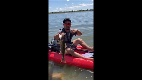 I love kayak fishing