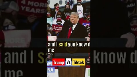 Trump Vs TikTok