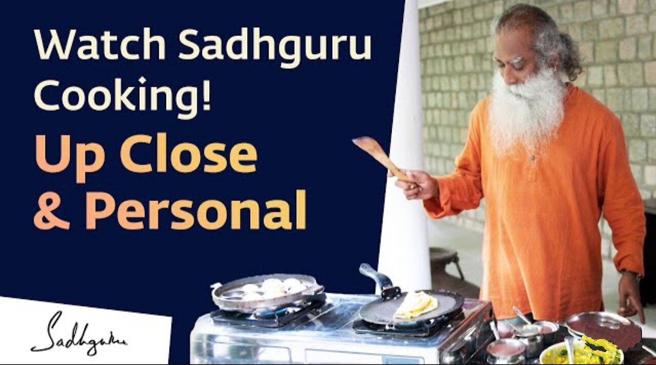 Watch Sathguru cooking as the Master turns Master-Chef