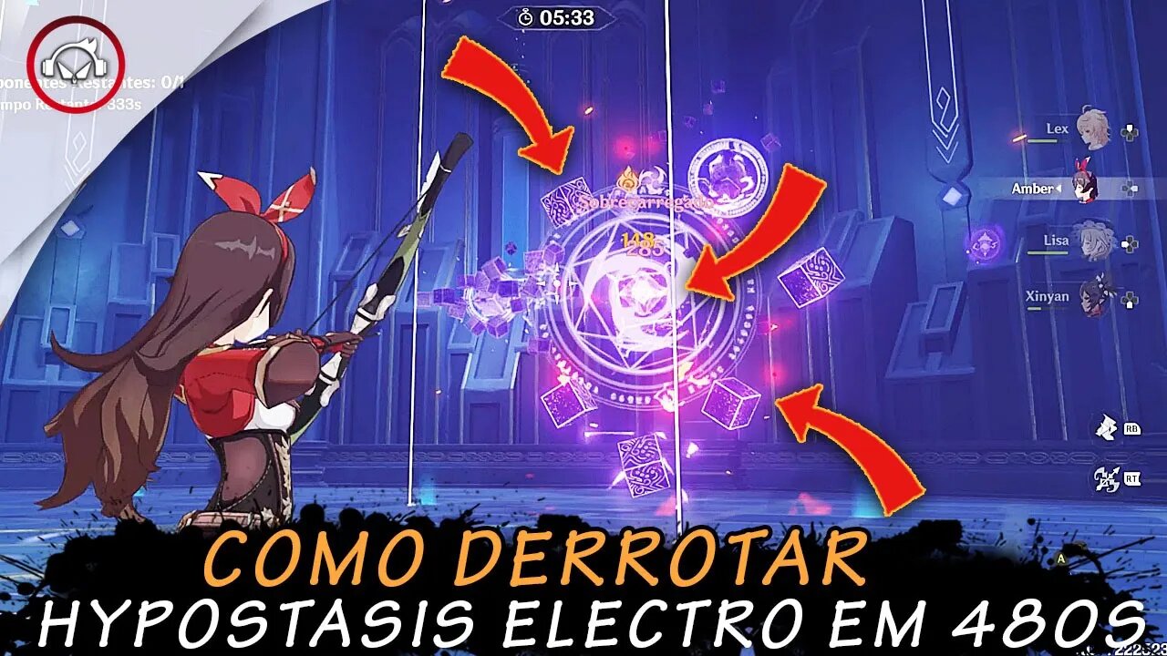 Genshin Impact, Como DERROTAR Hypostasis Electro | Super Dica PT-BR