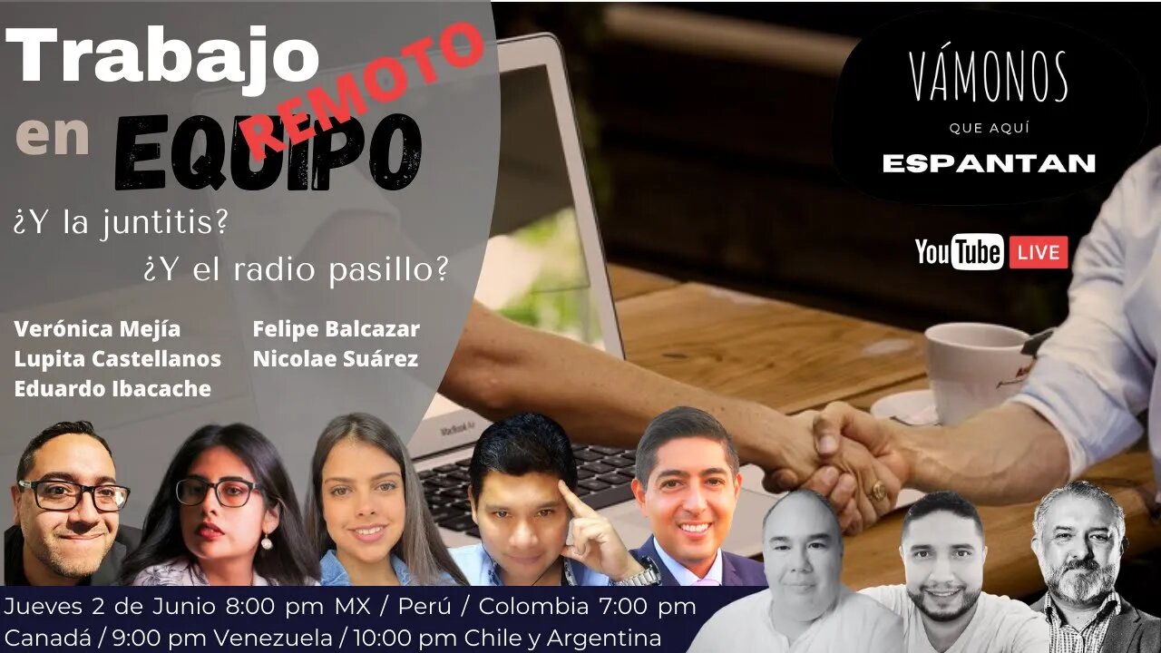 Trabajo en equipo... remoto ¿Y la juntitis? ¿Y el radio pasillo?