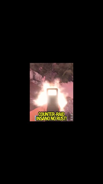 COUNTER-RAID INSANO NO RUST! FIZEMOS A LIMPA!! 😁 #shorts #playrust